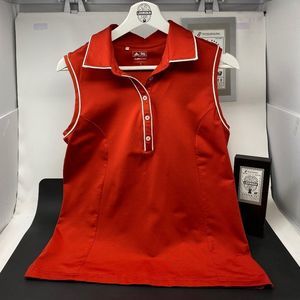 ADIDAS GOLF SLEEVELESS POLO TOP -  CLIMACOOL®